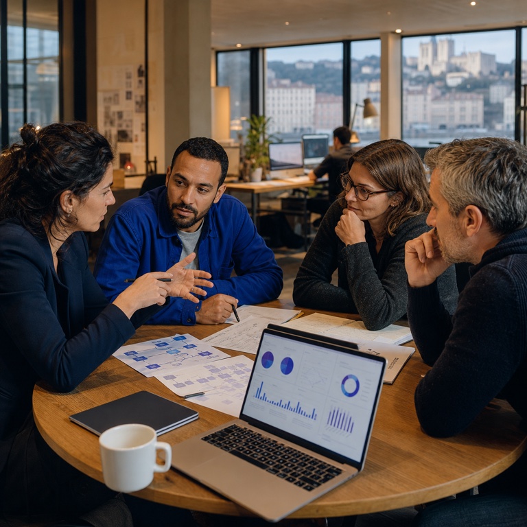 La rédaction examine un flux comptable et ses contrôles